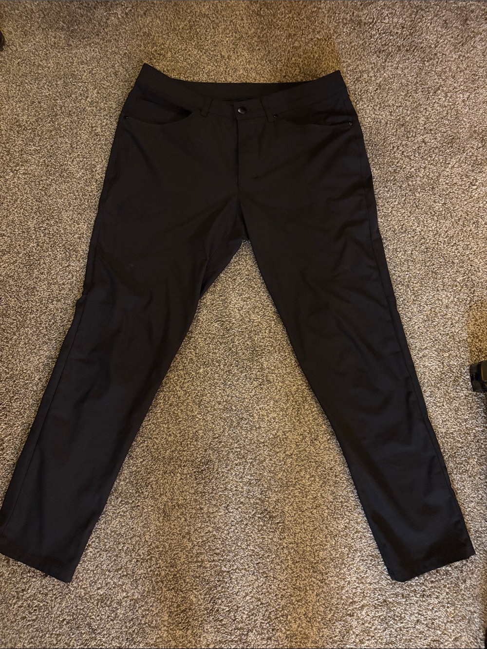 lululemon athletica Black Slim Stretch Chinos